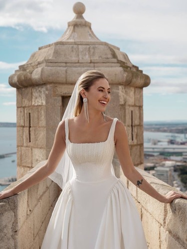 Abito sposa basco mikado - sposa,