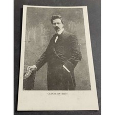 Cartolina Cesare Battisti