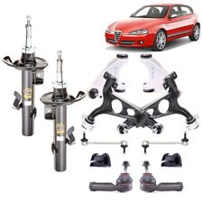 KIT COMPLETO SOSPENSIONE ANTERIORE AMMORTIZZATORI BRACCI BIELLETTE ALFA 147 156