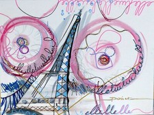 Tableau, decoration, amour