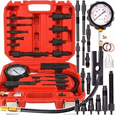 Tester Compressione Motori Diesel Professionale Misuratore Pressione Kit 18 Pz