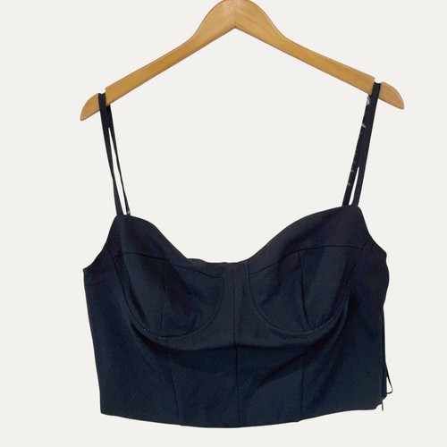 Zara bustier crop - zara, top