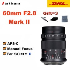 7artisans 60mm F2.8 Mark II V2 APS-C Manual Focus Macro Lens For Sony E mount