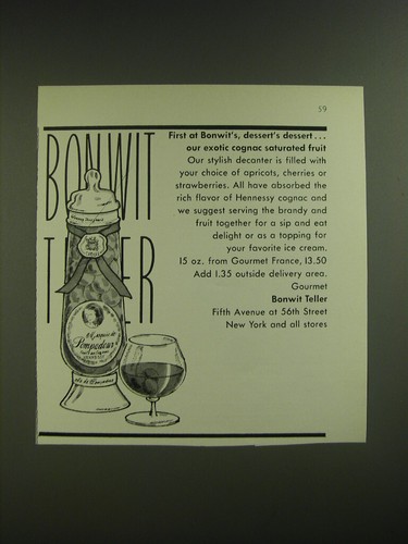 1974 bonwit teller hennessy - bonwit,
