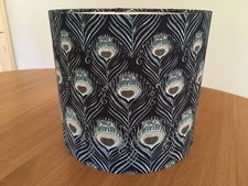 Paralume lampada tessuto piume