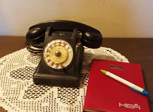 Antico telefono tavolo - telefono, da