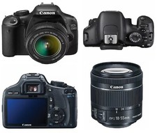 Canon Reflex EOS 550D + Obiettivo EF-S 18 - 55 mm f/3.5-5.6 IS f/3.5-5.6 IS