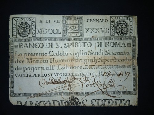 Scudi banco santo spirito - scudi,