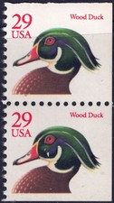 USA 1991 Wooden Duck (Red) □