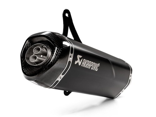 Terminale slip inox nero - terminale,