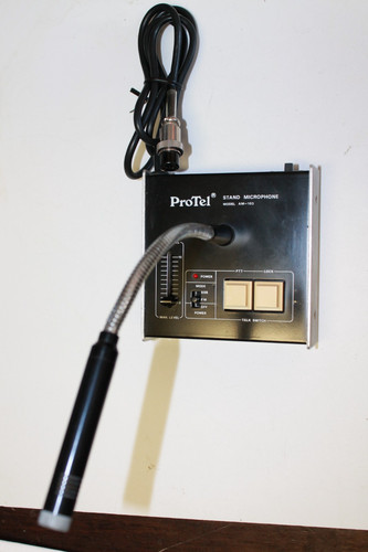 Microfono vintage protel con - vintage,