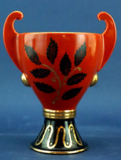 MGA MAZZOTTI VASO BIANSATO ceramica TULLIO D'ALBISOLA DESIGN 1900 FUTURISMO