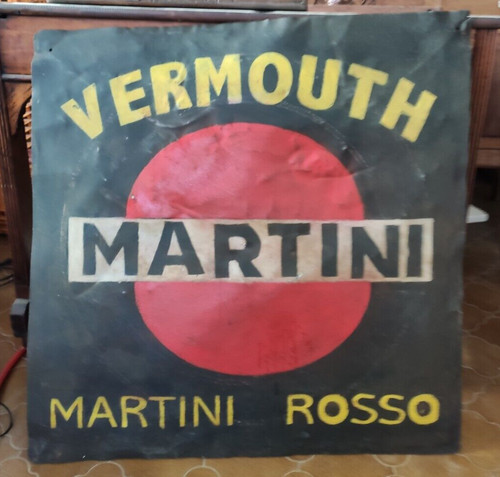 Insegna ferro martini vermouth - martini,