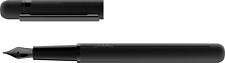 Otto Hutt design03 Fountain Pen Frosted Black PVD Coated Medium Nib OH018-18796