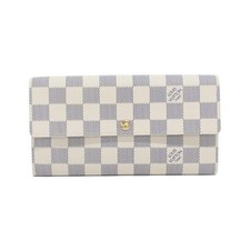 Portafoglio Louis Vuitton Damier Azur Sarah N61735 usato donna dal Giappone