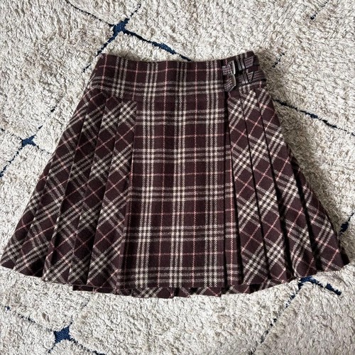 Burberry minigonna plissettata