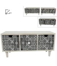 Porta Oggetti Cassettiera Con 3 Cassetti In Legno Country Chic Arredamento