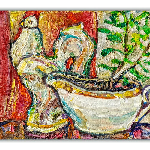 Dipinto olio originale natura