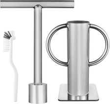 Frantoio per Pietra Multiuso, Materiale Acciaio Inox, Robusto Frantoio per Vetro