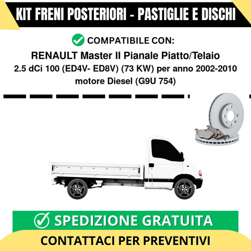 Kit freni posteriori per - freni,