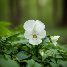 Viola del Pensiero Bianca – 30 Semi – Biennale, Aiuole Vasi, Grandi Fiori Bianch