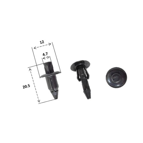 Rivetti plastica 5 - 10,