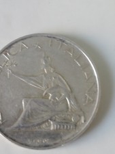 Moneta argento 500 - in, lire