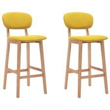 2x Sedie da Bar Grigio Chiaro