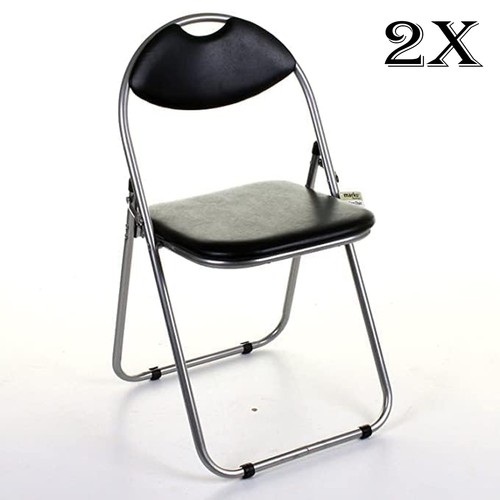 Sedie pieghevoli imbottite - 2x,