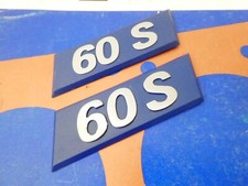 Per Fiat uno 60 s coppia targhette laterale sigla auto stemma emblema badge car