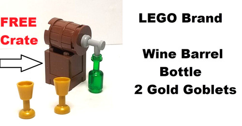 Lego minifigure botte vino - minifigure,