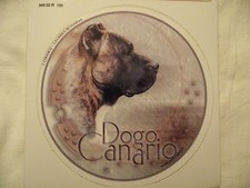 1 autocollant - motif   chien  DOGO CANARIO TER