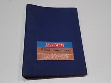 FIAT 850 FAMILIARE CATALOGO PARTI DI RICAMBIO 1970 (S)
