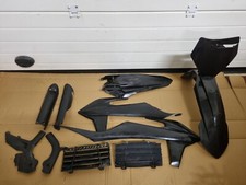 KTM 250 2019 2023 SX EXC SXF EXCF KIT PLASTICHE NERE BLACK PLASTICS SET