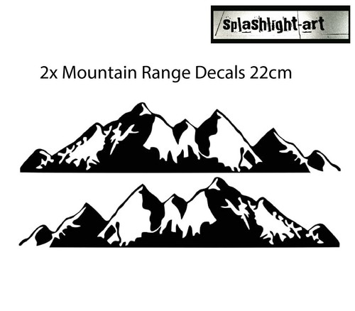 Set decalcomanie montagne - decalcomanie,
