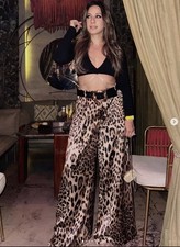 ZARA Pantalone gamba larga in