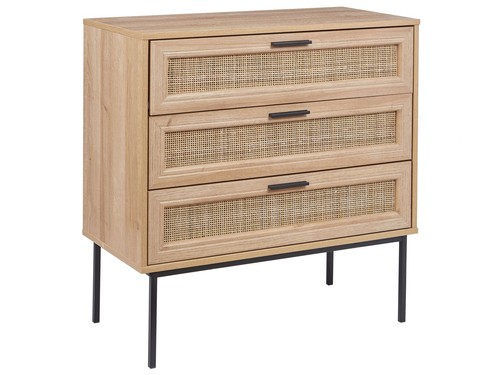 Cassettiera rattan con - cassettiera,