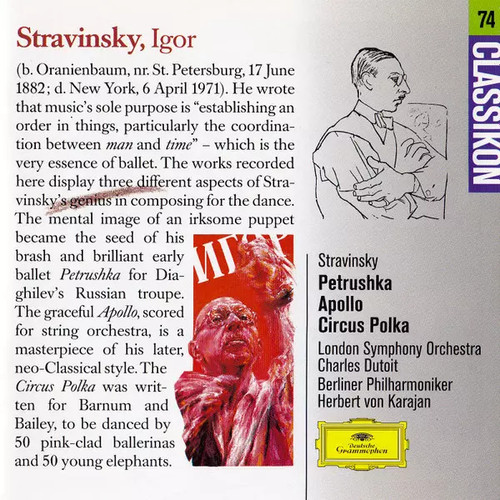 Strawinsky petruschka - strawinsky:, /