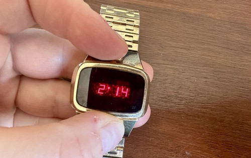 Orologio vintage pulsar led - orologio,