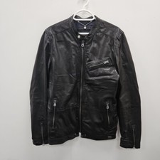 Giacca Diesel Nera Pelle
