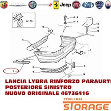 LANCIA LYBRA REAR LEFT BUMPER