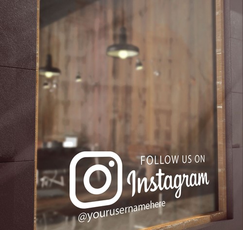 Insegna instagram seguici - insegna,