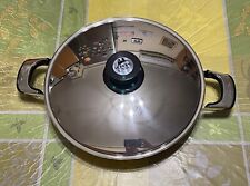 MONDIAL CASA Bistecchiera diametro ø30cm con coperchio in acciaio - NUOVO