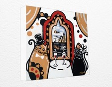 Gatti quadro 20x20 -