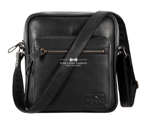Borsa uomo nera vera pelle - , di