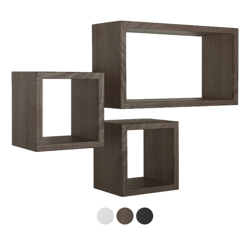 Mensole cubo parete set - cubo,