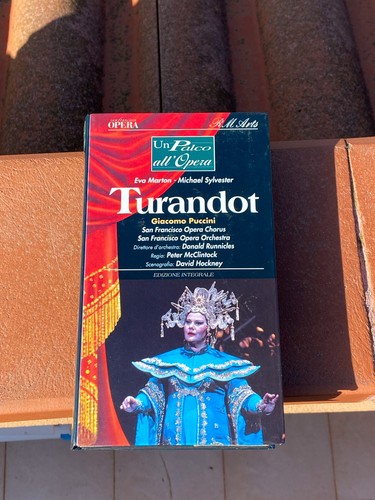 Vhs turandot puccini eva - vhs,