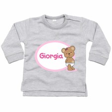 Felpa neonata personalizzata