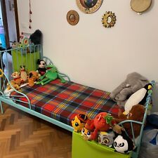 letto ikea bambini allungabile turchese pari al nuovo