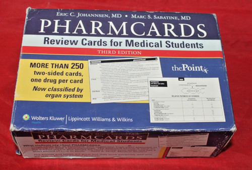 Pharmcards review cards - review,